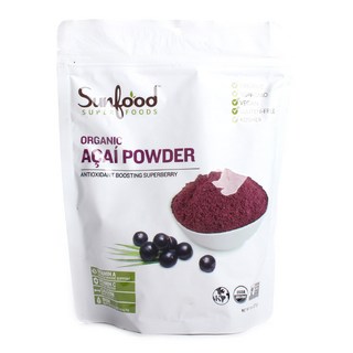 Sunfood 巴西莓粉 素食無麩質, 1個, 227克