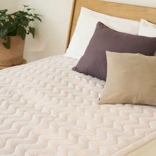 한일의료기 EMF 라이브박스 전기 매트 탄소 카본 온열 국산 워셔블 침대 전기장판 싱글 웜 베이지, 단품, 단품