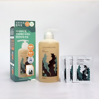 (청미정) 다시마 샴푸 (+ 증정품 21ml), 1개, 500ml