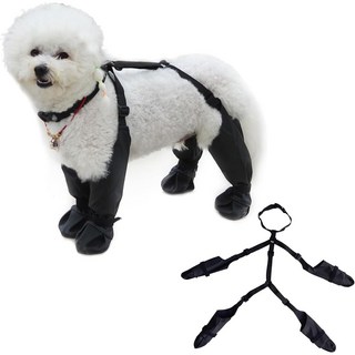 웨더펫 강아지 신발 장화 방수 미끄럼방지 사계절용, 1개