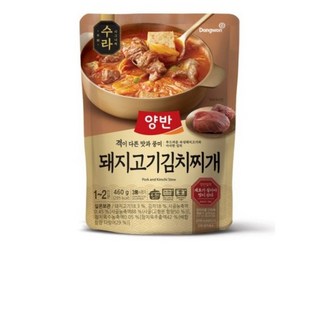 데일즈기획 양반 수라 돼지고기 김치찌개, 460g, 10개