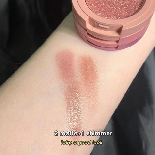 섀도우 3색 매트로 다층적인 메이크업 만들기, 1개, 5. 04