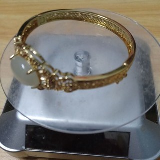 22m羊脂白玉設計手鍊附証書