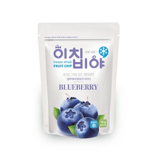 이치비야 동결건조 과일칩 블루베리, 15g, 1개