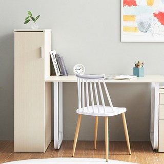 라벨라F 아멜리에 1200 책상 옷장 세트 (착불), 연메이플