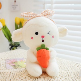 양인형 양애착인형 동물쿠션, 당근