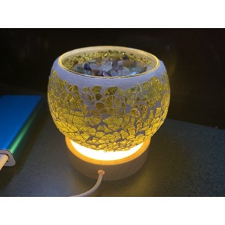 畫意坊 消磁水晶聚寶盆 馬賽克玻璃創意造型 天然碎石 聚寶招財 淨化開運