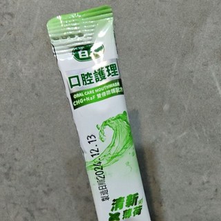 白人漱口水隨身包 口腔護理 薄荷口味 台灣製造 不含酒精, 1個