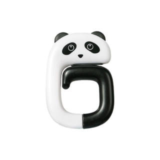 桌邊掛勾 包包掛勾 書包掛勾 摺疊掛勾 S掛勾 無痕掛鉤, 1個, 熊貓