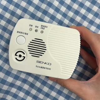 센코 일산화탄소경보기 가스누출감지기 배터리 SI-611, 화이트, 1개