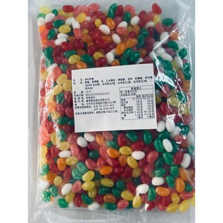 多旺彩糖 雷根糖 賓斯 軟糖 彎豆糖 懷舊零食 1公斤, 1個, 1000g