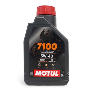 MOTUL 7100 4T 摩托車機油 5W-40 全合成酯類機油, 1個, 7100 5W40