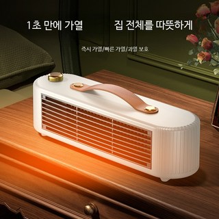 미니 탁상용 전기히터 저소음 에너지절약 손발 온열기 스토브형 사무실용, 화이트 FS007 히터, 단일 모델