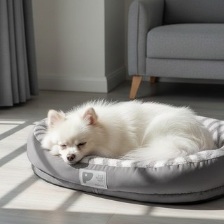 조아 강아지 방석 쿠션 반려동물 딥슬립 수면 꿀잠 고양이쿠션 소형 중형견 미끄럼 방지, 1개, 차콜그레이