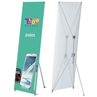 착한배너 포인트 실내용 배너 거치대600x1800 X배너 거치대 출력물 제작