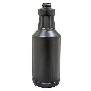 千稷 28/400規格 黑色不透光HDPE塑膠瓶 1000mL 耐酸鹼溶劑塑膠分裝瓶, 1個