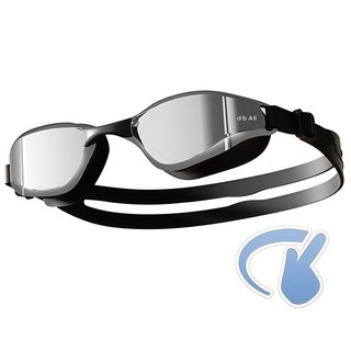 디브올 최신기술 나노코팅 지속적익 김서림방지 미러 수경, 1개, 블랙