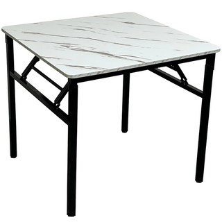 摺疊餐桌，簡約現代設計，耐磨易清潔，小戶型首選, 大理石, 4人