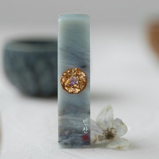 (당일발송)개인인감도장 만들기 제작 수제도장 아기도장 자개도장, 양각+고급구성+태슬O, 1개, 청룡석