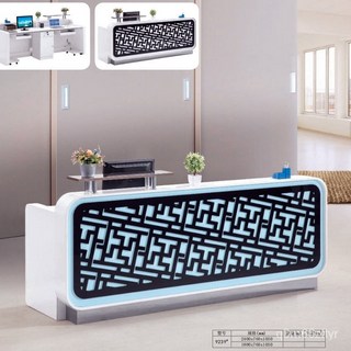 時尚吧臺收銀臺，現代簡約複古烤漆接待臺, 1800*760*1050, 1個