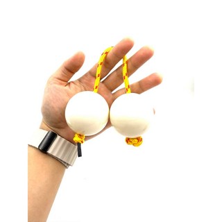 白毛猴樂器 asalato 入門款 節奏沙球 rhythmic sandball patica 入門球 初學 打擊樂器, 白色, 1個