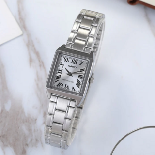 카시오 CASIO 루비클리어 탱크 스퀘어 아날로그 가죽 메탈 여자시계 16종