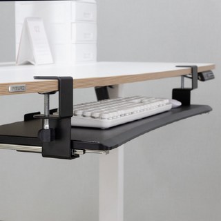 카멜마운트 슬라이딩 스플릿형 키보드 트레이 KT-1P, 블랙