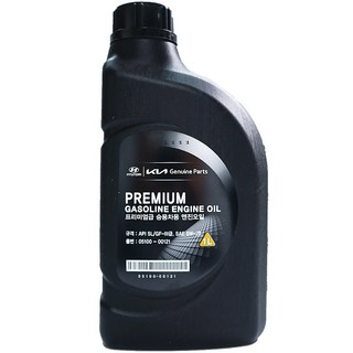 현대모비스 순정 프리미엄 승용차용 가솔린 엔진오일 5w20 1L, 05100-00121, 1개