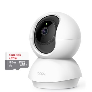 티피링크메모리128G포함 TC70 200만화소 360도회전 실내무선카메라 홈CCTV 야간흑백전환, 1개