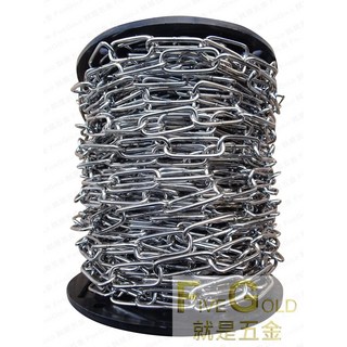 就是五金 白鐵曬衣鍊 10# * 200尺 白鐵鍊 鐵鍊 防護器具, 1個