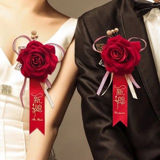 一生一世 玫瑰胸花束 (不含禮條), 1個