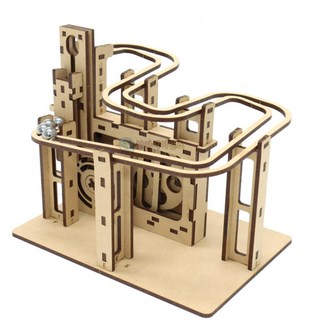 초등 과학 실험 나무 구슬굴리기 롤러코스터 골드버그 고등교구 학생용 재미있는 학교, 목공본드25g미포함