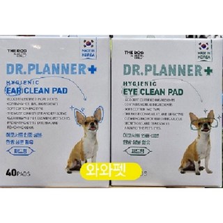 와와펫 더독 이어클리닝패드 아이클리닝패드 1세트 강아지 눈 귀 관리, 1개, 175g