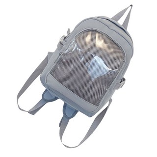 여학교 여학생 나일론 어깨 백팩 이타백 일본식 투명 작은 책가방 애니메이션 핀 디스플레이용