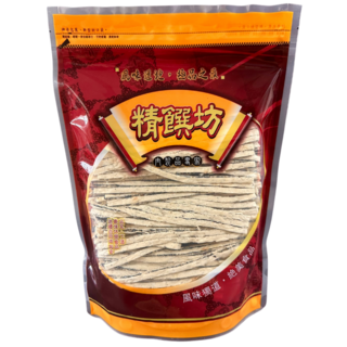 心晴食品坊 鱈魚黑芝麻條，酥脆口感，獨立包裝，休閒零食首選, 380g, 4個