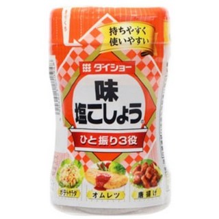 嚴選SHOP 日本DAISHO大昌胡椒鹽 粗粒味付胡椒鹽 無添加化學調味, 1個, 225g大昌胡椒鹽*1罐