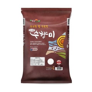 수향미 골든퀸 3호 백미, 5kg, 5개, 상등급
