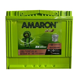 AMARON 愛馬龍【75D23L 75D23R】日規 同55D23加強版 免加水 銀合金 PRO 車用電瓶, 1個, 1個裝