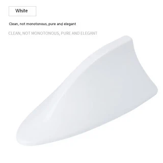 VW Gol G5 G6 상어 지느러미 안테나 FM 신호 슈퍼 증폭기 방수 FM/AM 라디오, 02 하얀색