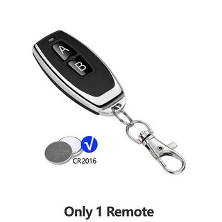 범용 무선 리모컨 스위치 조명 게이트 모터 DIY용 DC 6V 12V 24V 2CH RF 리시버 50m 리모컨 433MHz, T04-1Remote 2 button, 1개