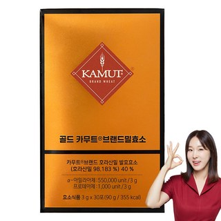 그레인온 골드 카무트 브랜드밀 효소, 90g, 1개