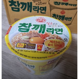 오뚜기 참깨라면 용기 110g, 15개
