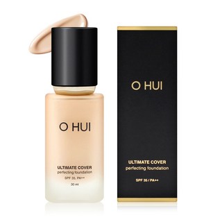 오휘 파운데이션 얼티밋 커버 퍼펙팅 촉촉한 파운데이션 Y01호 밀크베이지 30ml, Y01호 밀크 베이지, 1개