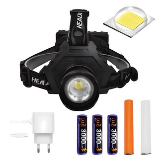 XHP70 헤드랜턴 해루질 자전거 안전모 낚시 등산용, 혼합색상, 1개