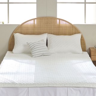 베어쿨 국내 제조 듀라론 워셔블 냉감 패드, 쿨매트, 화이트