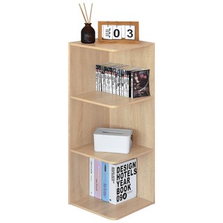 HOPMA 時尚三層轉角櫃 G-CN300, 淺橡木