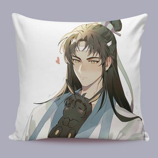 티레오 마도조사 양면쿠션 러블리 캐릭터 남망기 위무선 망선커플 애착베개 솜포함 소파쿠션 부드러운 등받이쿠션 차박베개 홈데코 카페 인테리어 일반쿠션 팬 컬렉션 수집품 최신상, 마도조사 쿠션-11