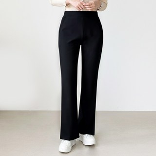 [기모 부츠컷] 여성 세미 부츠컷 스판바지 에이플심플 겨울기모바지 55 66 77 88 99빅사이즈까지