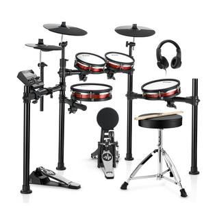 Donner DED-200MAX 電子鼓｜網狀鼓皮回彈＋完整鼓架, 1套