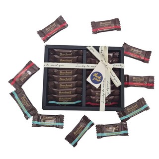 에이치케이마켓 프리미엄 초콜릿 선물세트 수능 크리스마스 발렌타인 화이트데이 선물, 1박스, 부샤드 다크&씨솔트 초콜릿